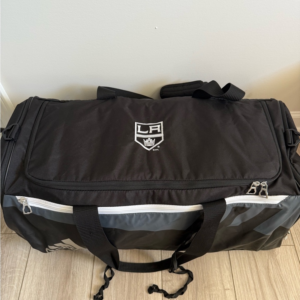 LA Kings Duffel filled with swag